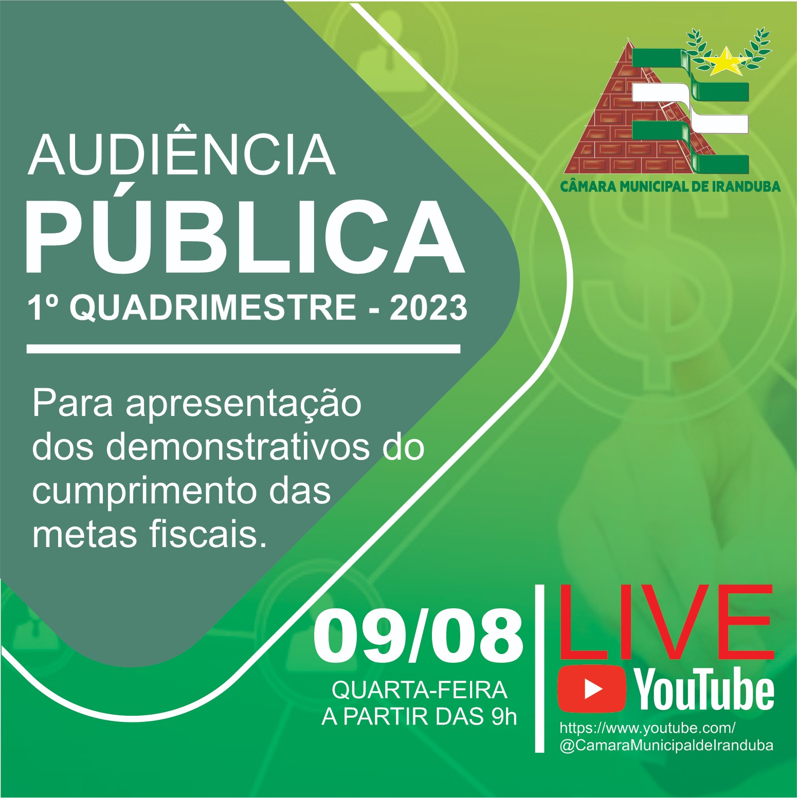 Audiência Pública do 1º Quadrimestre - 2023 