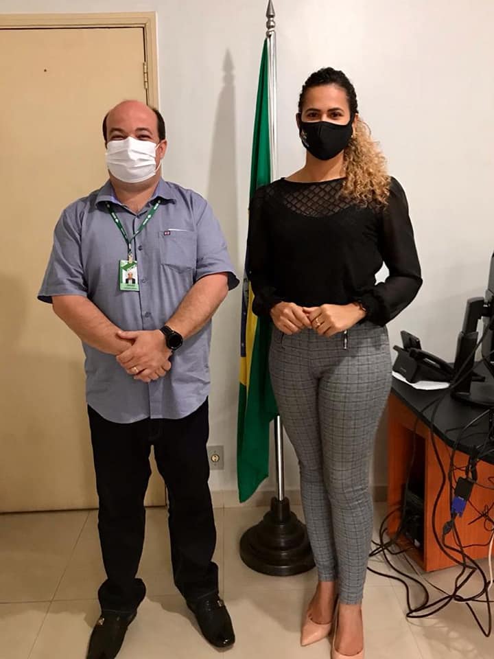 Vereadora Larissa Gomes em visita ao Incra: Escola Novo Catalão. 